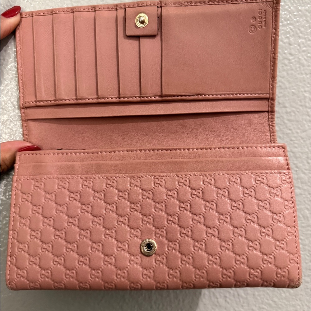 Gucci Blush Pink Leather Wallet